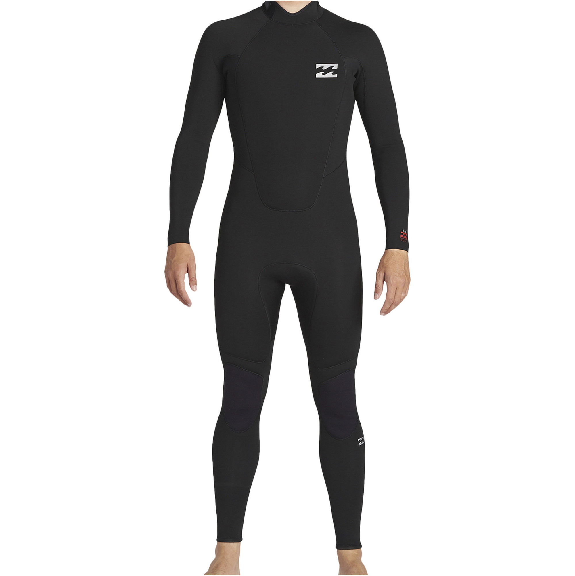2023 Billabong Mens Intruder 4/3mm Back Zip Våddragt ABYW100203 - Black